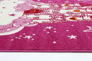 Nova Kids Pink Castle Rug 160x230 cm