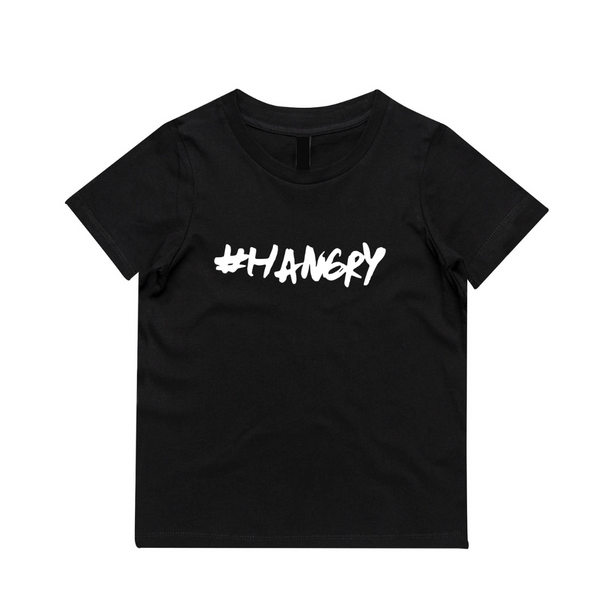MLW By Design - #HANGRY Tee | Black | Size 1