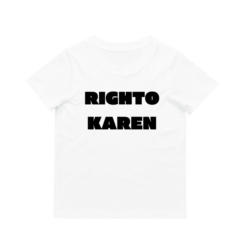 MLW By Design - Righto Karen Tee | Size 00 (3-6 Months)