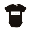 MLW By Design - FKN CLINGY™ Bodysuit | White Print | 0-3 Months
