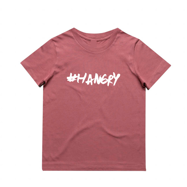 MLW By Design - #HANGRY Tee | Washed Plum | Size 2