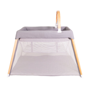 Zuri Timber Travel Cot - Natural