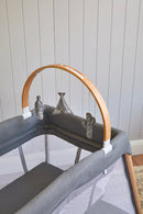 Zuri Timber Travel Cot - Natural