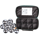 Deluxe Boules Bocce 8 Alloy Ball Set