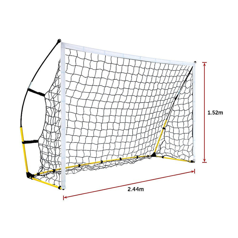 8' x 5' Soccer Football Goal Foot Portable Net Quick Set Up