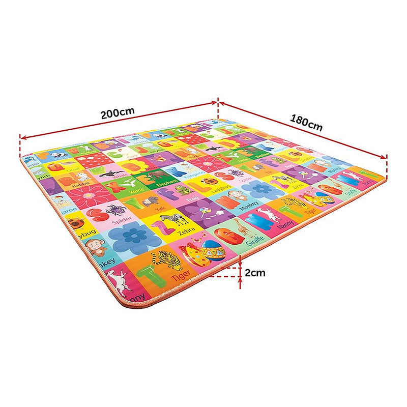 Baby Kids Play Mat Floor Rug 200x180x2CM Nontoxic Picnic Cushion Crawling