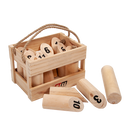 Number Toss Wooden Set Outdoor Games with Carry Case