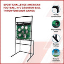 Sport Challenge American Football NFL Gridiron Ball Throw Outdoor Games
