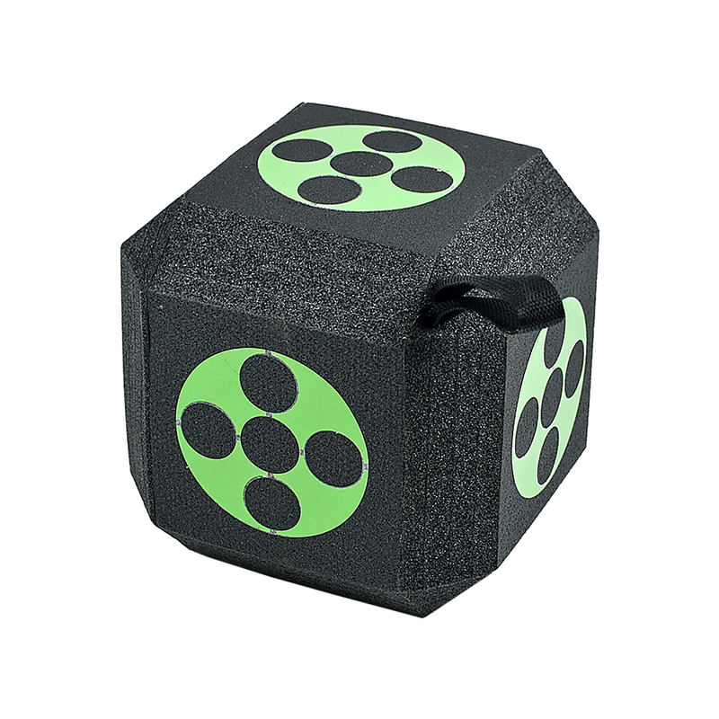 Archery 3D Dice Target Cube Reusable 18 Sides 23CM Self Healing XPE Foam Target