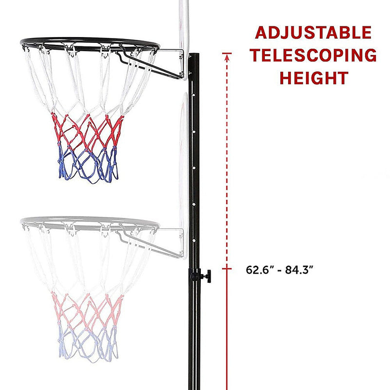 Basketball Ring Hoop Height Adjustable Portable Set