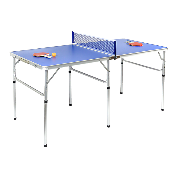 152cm Portable Tennis Table, Folding Ping Pong Table Game Set