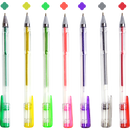 Glitter Gel Pens (100 pack) with 2.5X More Ink - Craft, Kids & Adult Colouring