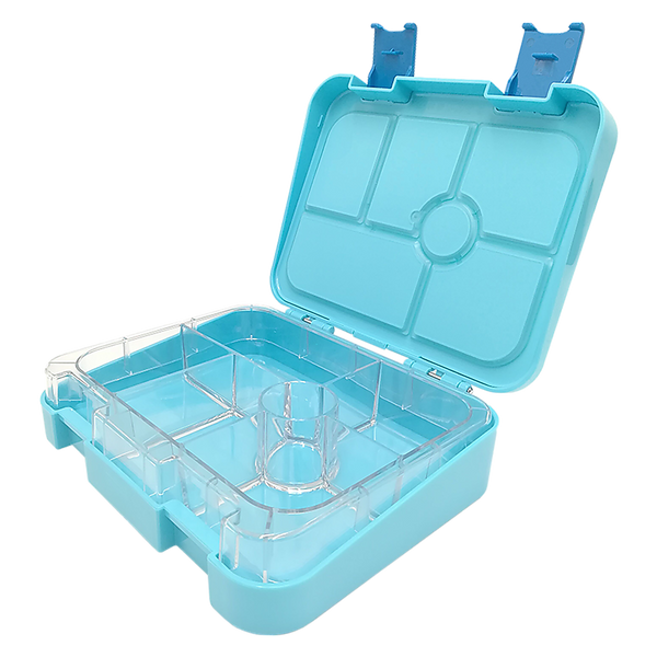 Bento Lunch Box Kids Leakproof Food Container School Picnic - Blue