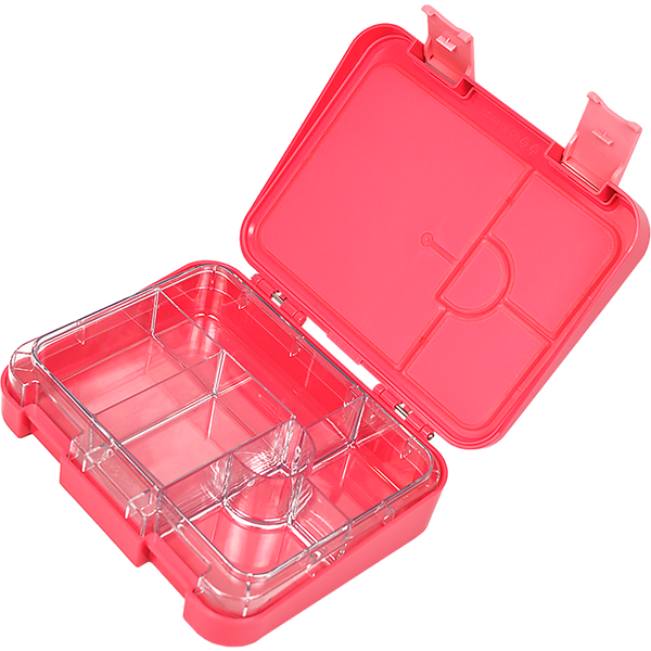 Bento Lunch Box Kids Leakproof Food Container School Picnic - Pink