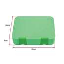 Bento Lunch Box Kids Leakproof Food Container School Picnic - Green