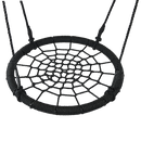 Kids Rope Swing Round Outdoor Birds Crows Nest Spider Web Swing Seat 65cm
