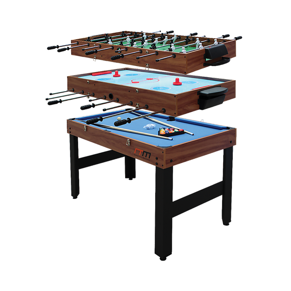 4FT 3-in-1 Games Foosball Soccer Hockey Pool Table