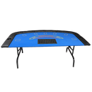 185cm Folded 7 Player Poker Blackjack Table Game Desk W/Cup Holder