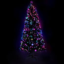 Jingle Jollys Christmas Tree 1.8M LED Xmas trees with Lights Multi Colour