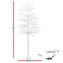 Jingle Jollys Christmas Tree 2.1M 480 LED Trees With Lights Warm White