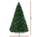 Jingle Jollys Christmas Tree 2.4M Green With 1488 LED Lights Multi Colour