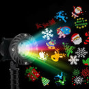 Jingle Jollys Pattern LED Laser Landscape Projector Light Lamp Christmas Party