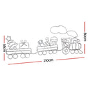 Jingle Jollys Christmas Lights Motif LED Rope Light Train Xmas Decor