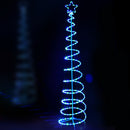 Jingle Jollys 2.4M LED Christmas Tree Motif Lights Outdoor Colourful 8 Modes