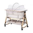 Rever Bebe Dream On Me Air Bassinet Co Sleeper Sand Beige