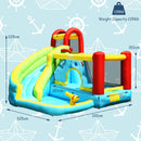 Water park dimensions and 135 kg total capacity