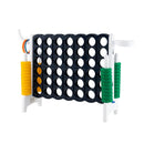 White uprights and black four-in-a-row board