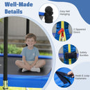 Enclosure entry, buckles and net attachment details