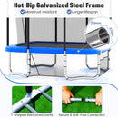 Galvanised steel frame and reinforced connections