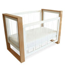 Babyhood Bella Cot Natural/White