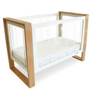 Babyhood Bella Cot Natural/White