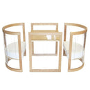 Babyhood Kaylula Sova Cot Clear Beech + Mattress