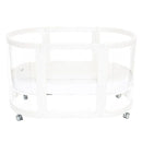 Babyhood Kaylula Sova Cot Clear White + Mattress