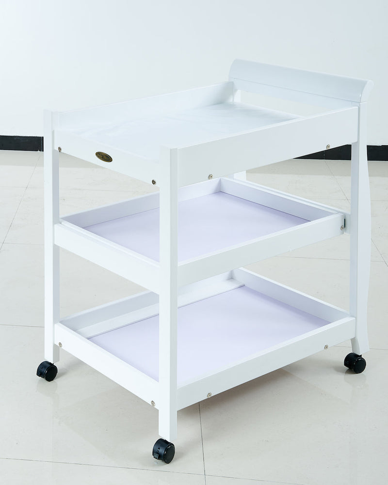 Baby Direct Emporium Sleigh Changer White