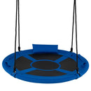 100 cm Saucer Swing with Removable Headrest – blue saucer swing and headrest