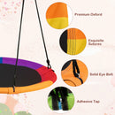 102 cm Rainbow Saucer Swing with Hanging Kit – fabric stitching and attachment details