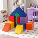 11-Piece Colourful Foam Building and Climbing Block Set – colourful blocks in a playroom
