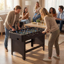 119 cm Foosball Table with 22 Players, Black, view 1