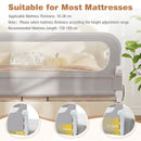 120 cm Folding Bed Rail with Adjustable Height – three height positions and mattress compatibility