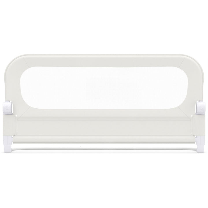120 cm Folding Bed Rail with Adjustable Height – white rail front view