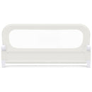 120 cm Folding Bed Rail with Adjustable Height – white rail front view