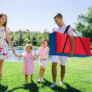 120 cm Giant Four-in-a-Row Game Storage Bag – Bag Only – Shoulder carrying view