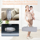 127 cm Folding Mesh Playpen with Balls and Carry Bag – Light Grey – detail view