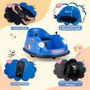 12V Kids Bumper Car with Remote Control and LED Lights – Seat belt, backrest, control panel and wheels