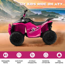 12V Kids Ride-On ATV with Lights and Music – Pink – Age, speed and load information