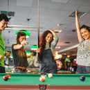 138 cm Folding Pool Table with Cues and Balls, product view 1